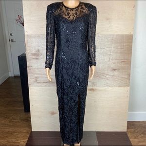 Stunning Vintage Evening Beaded Cocktail Dress